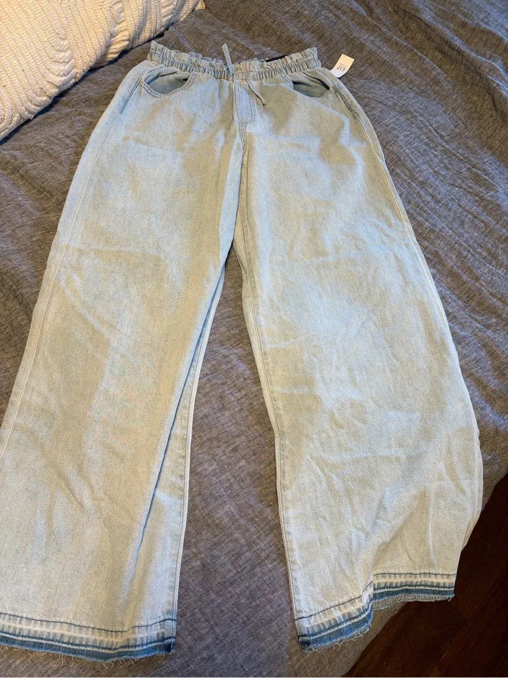 GAP Light Blue SuperLight Baggy Denim Jeans - Girls XXL